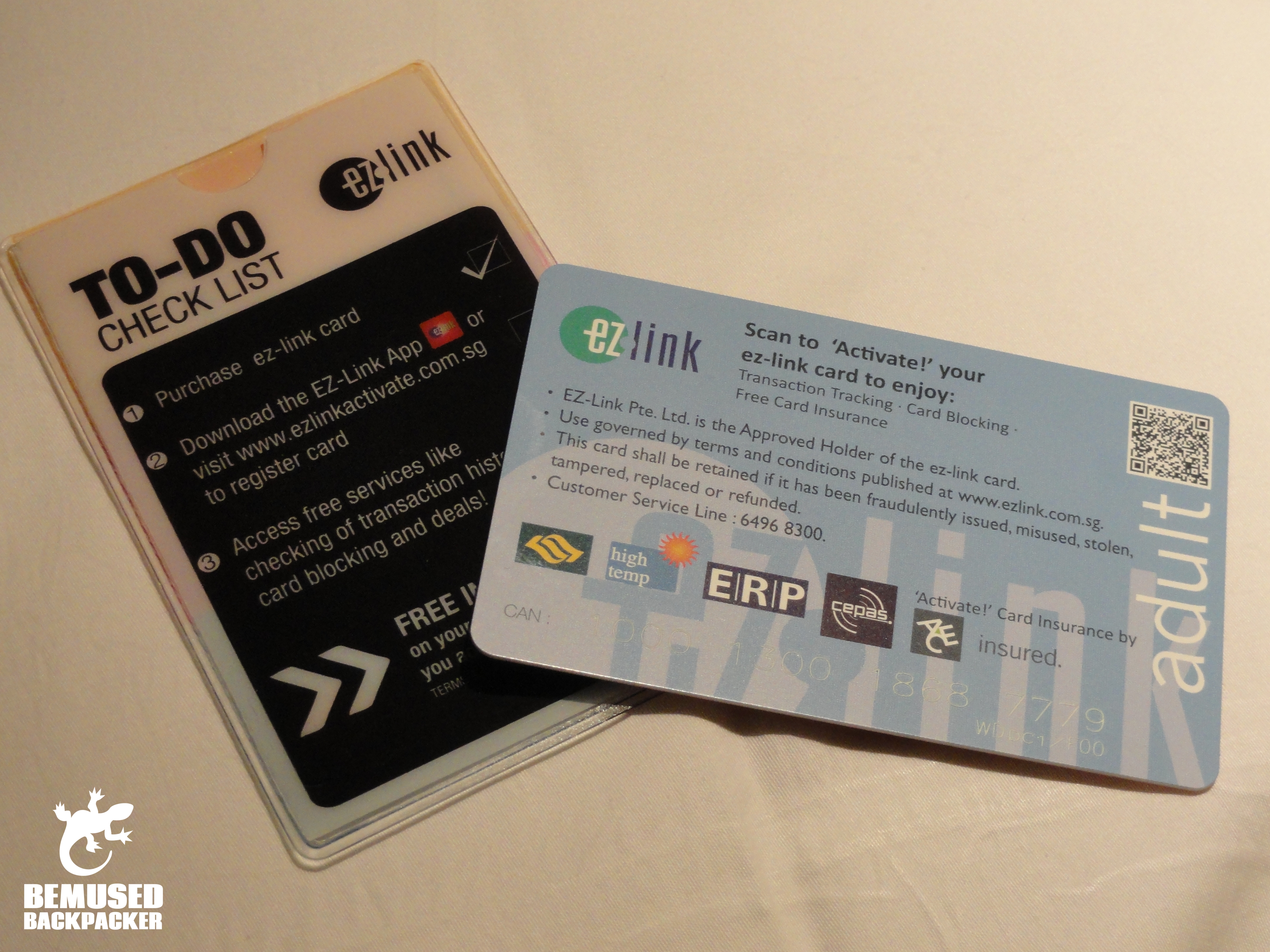 How to use the EZ link card in Singapore