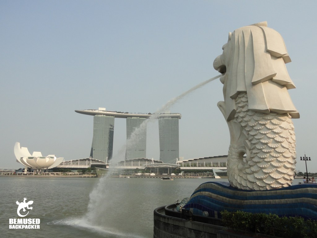 Singapore Merlion Marina Bay Sands