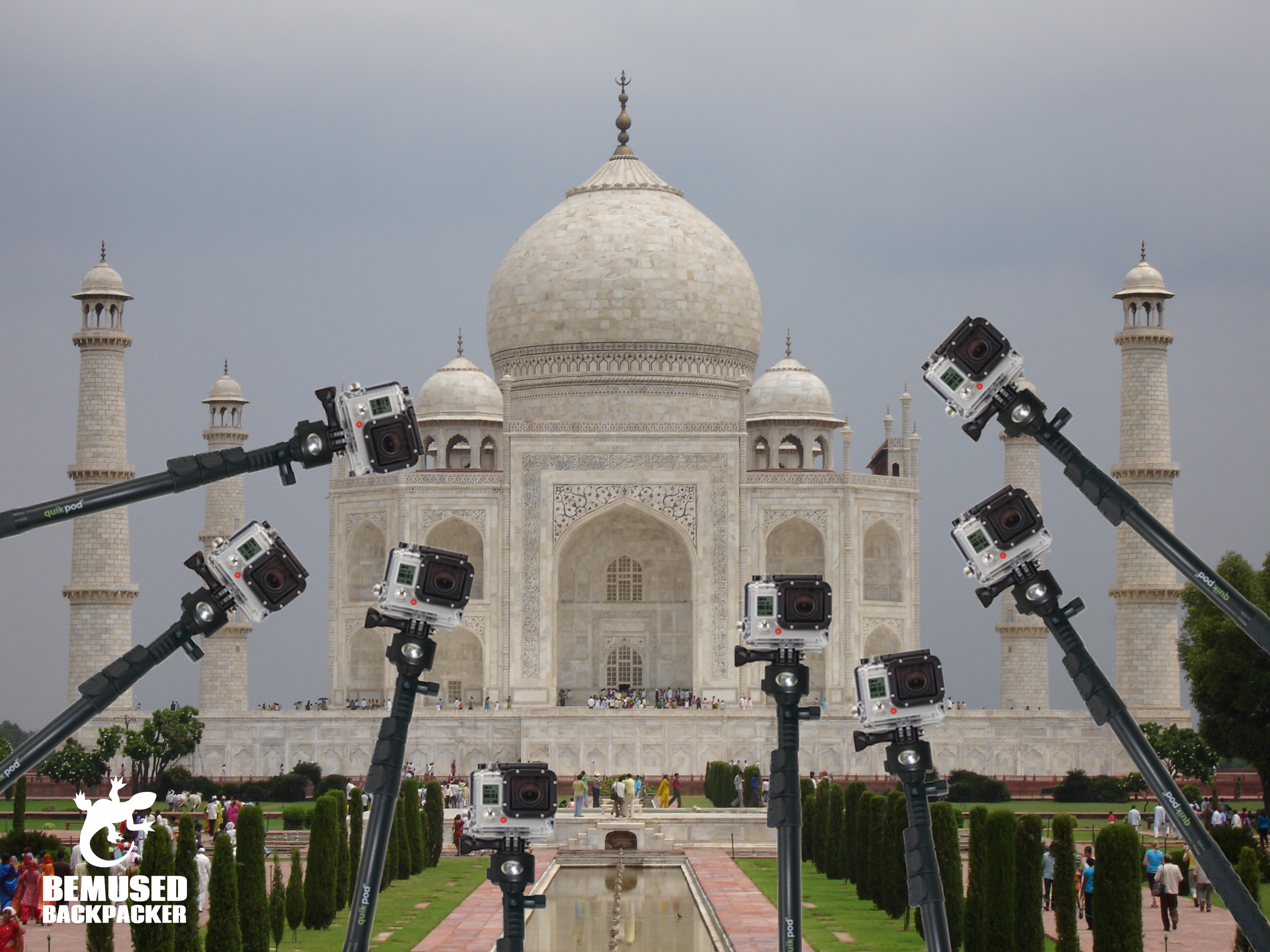 India Taj Mahal Go Pro