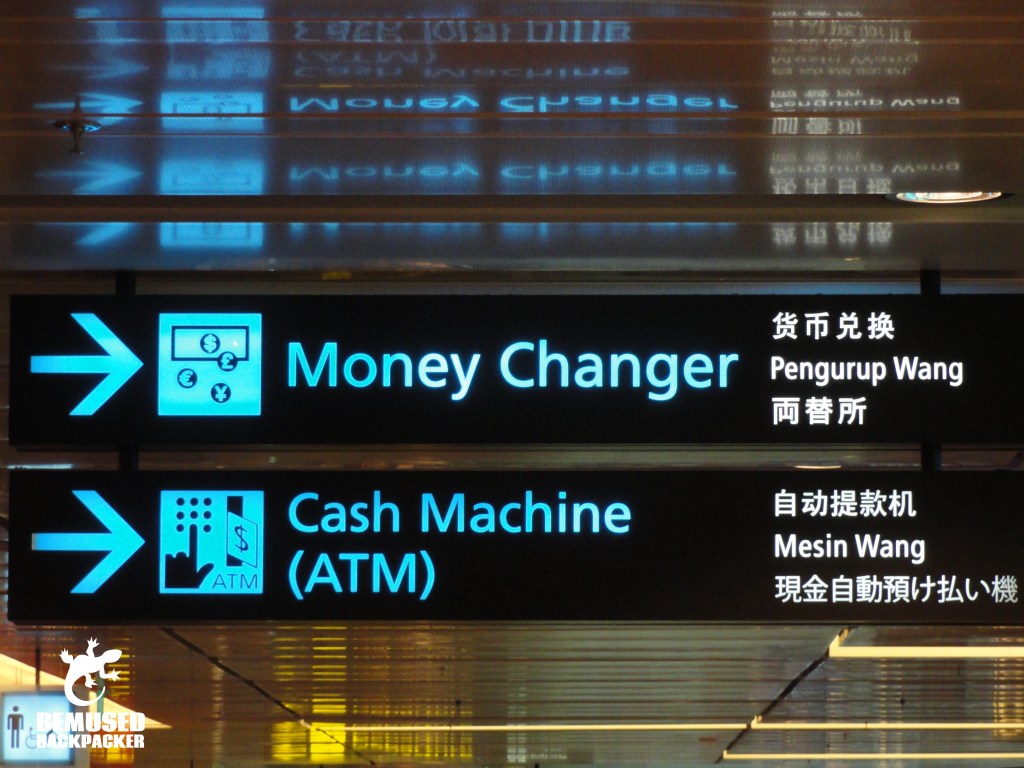 Airport Money Changer Sign