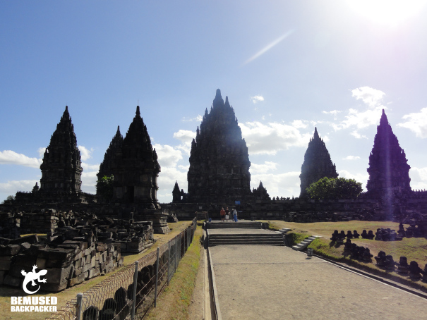 Prambanan temples in Indonesia entrance