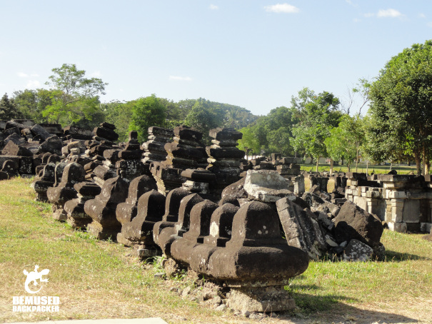 Prambanan temples in Indonesia shrine ruins