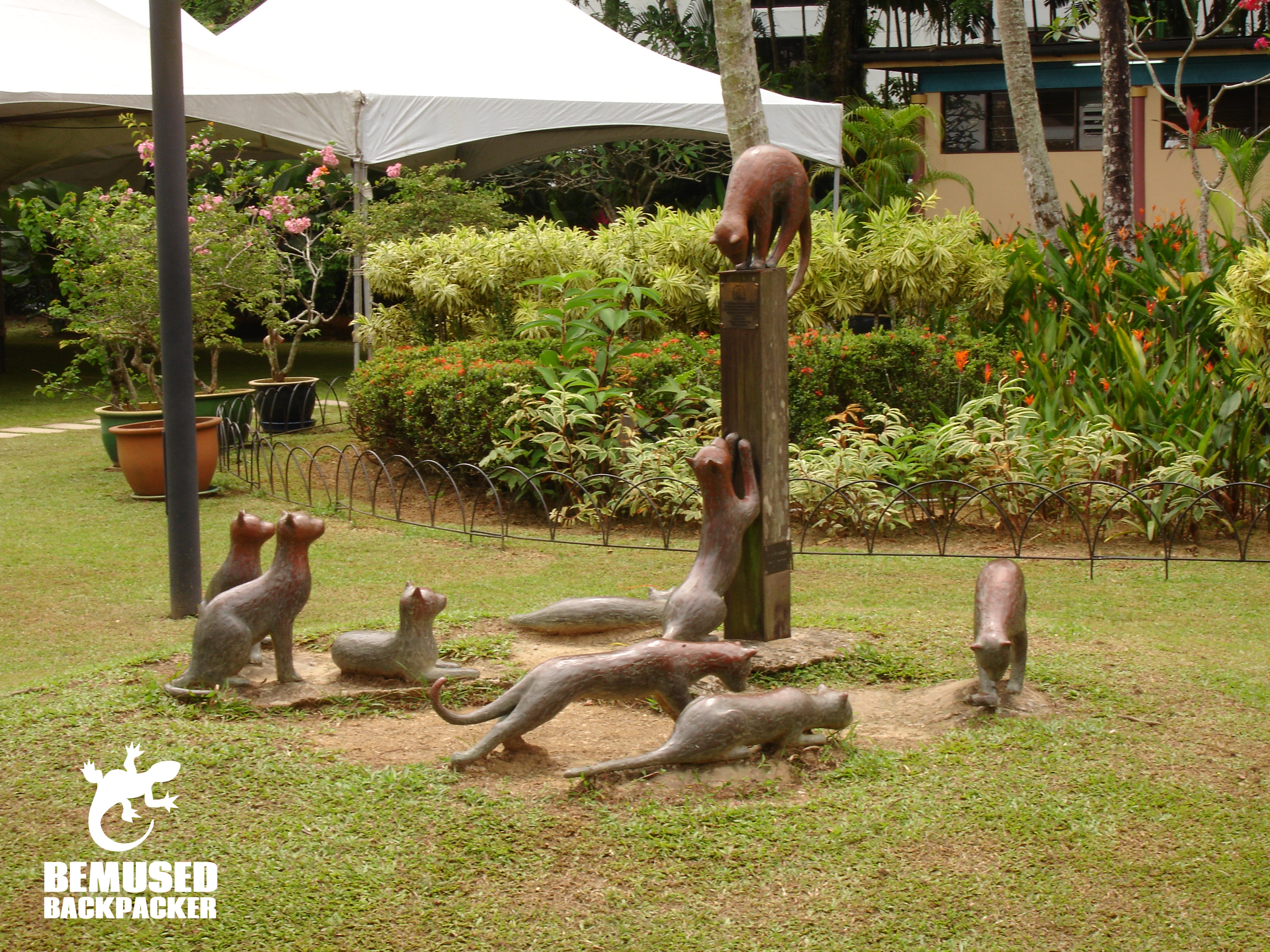 Cat Statue Kuching Malaysian Borneo