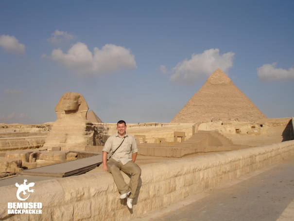 Michael Huxley Sphinx and Pyramids at Giza, Cairo