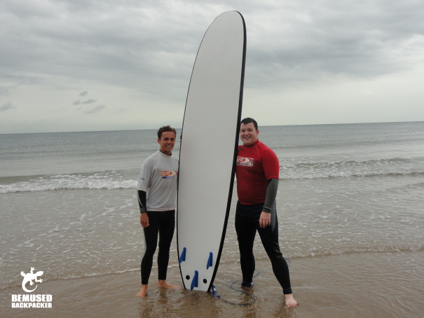 Surfing in Wales