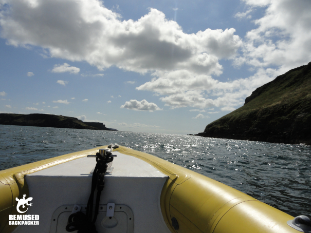sailing on the Gower Coast Wales