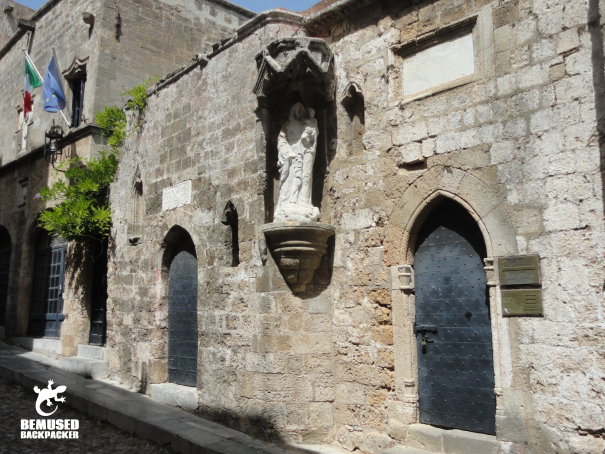 Knights quarter in Rhodes old town, Greece
