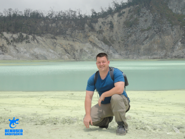 volcano trekking Kawah Putih Java Indonesia