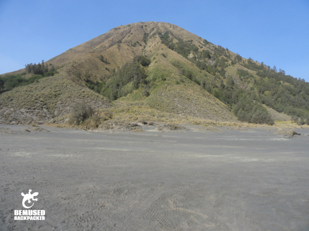 sea of sand at Mount Bromo Indonesia