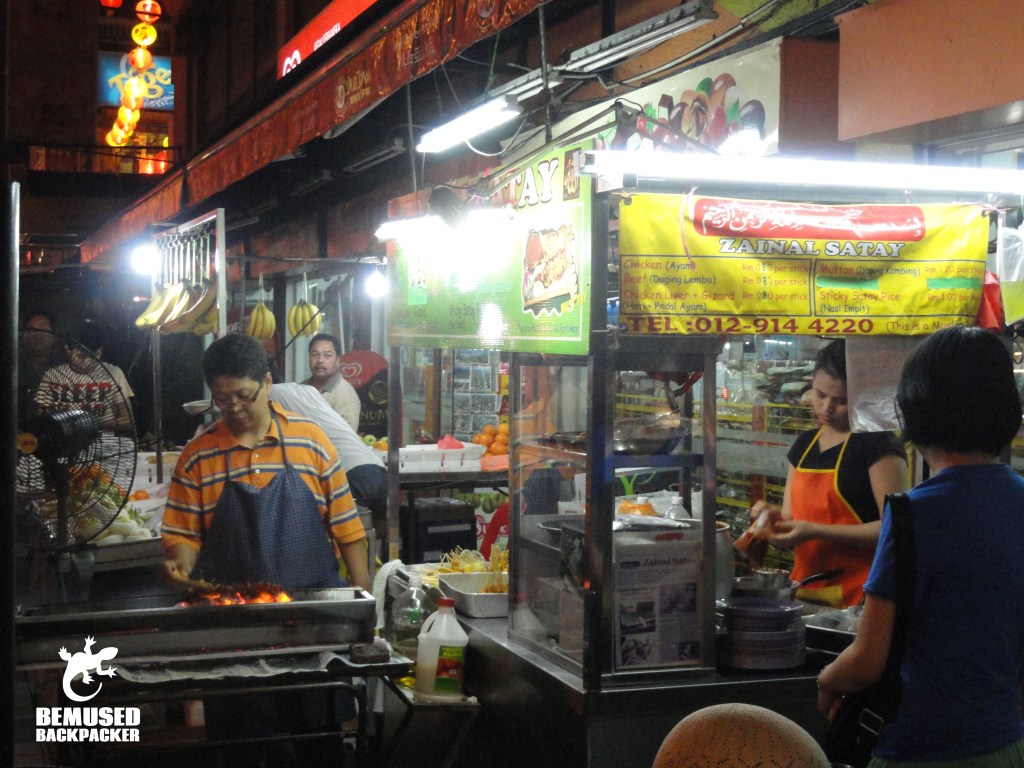 Street food stall Malaysia