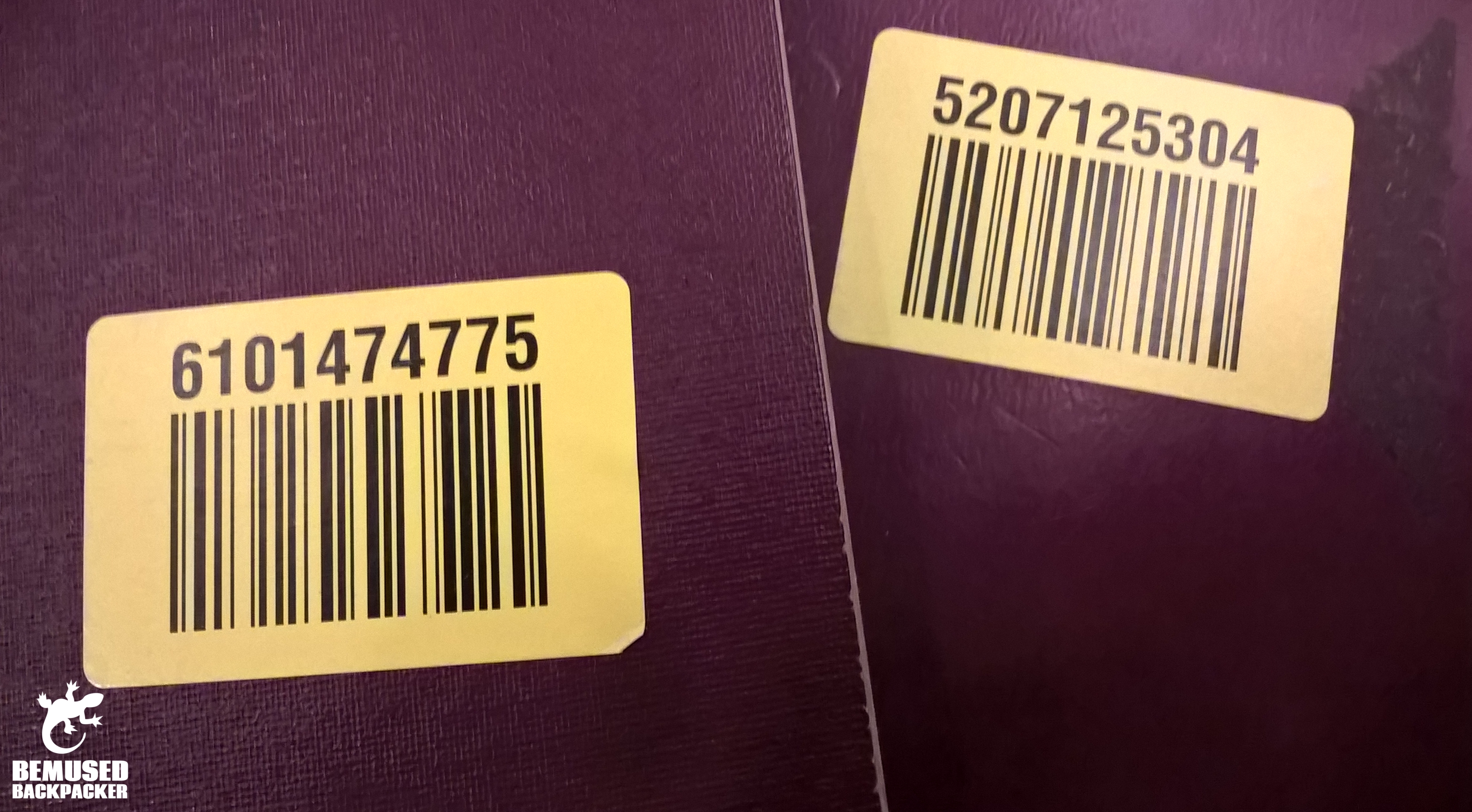 Security Sticker Number System at Israel Airport