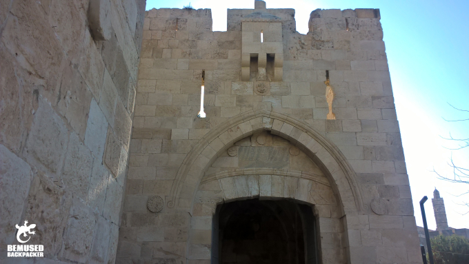 Jerusalem Old City Ramparts Gate Israel