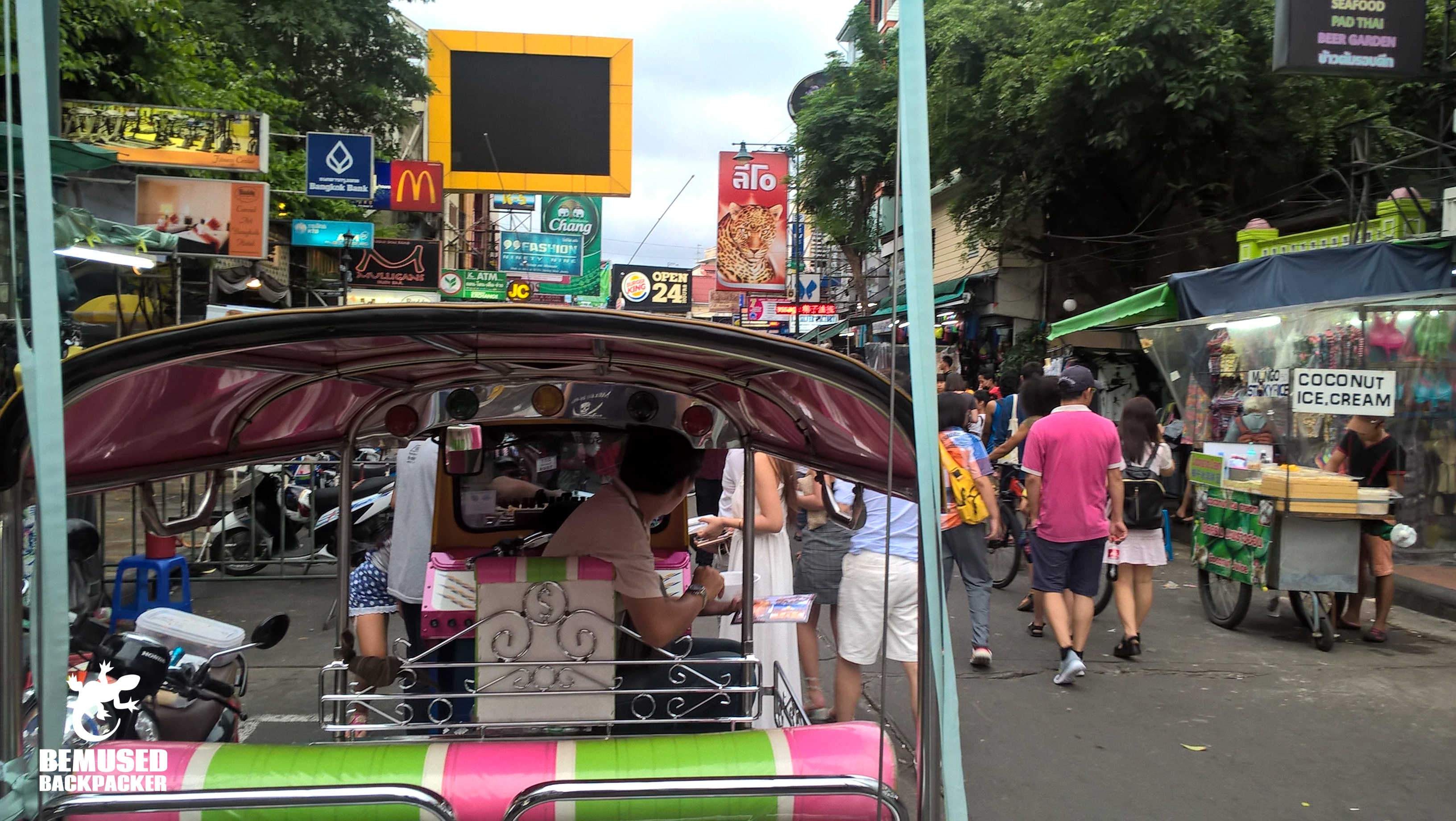 Bangkok Thailand Tuk Tuk Taxi