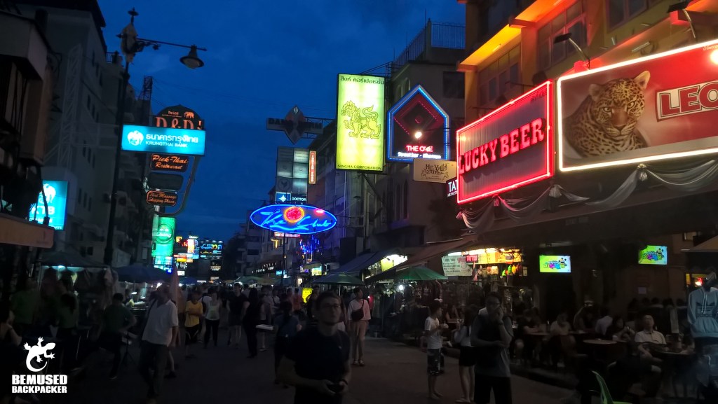 Bangkok Khao San Road night