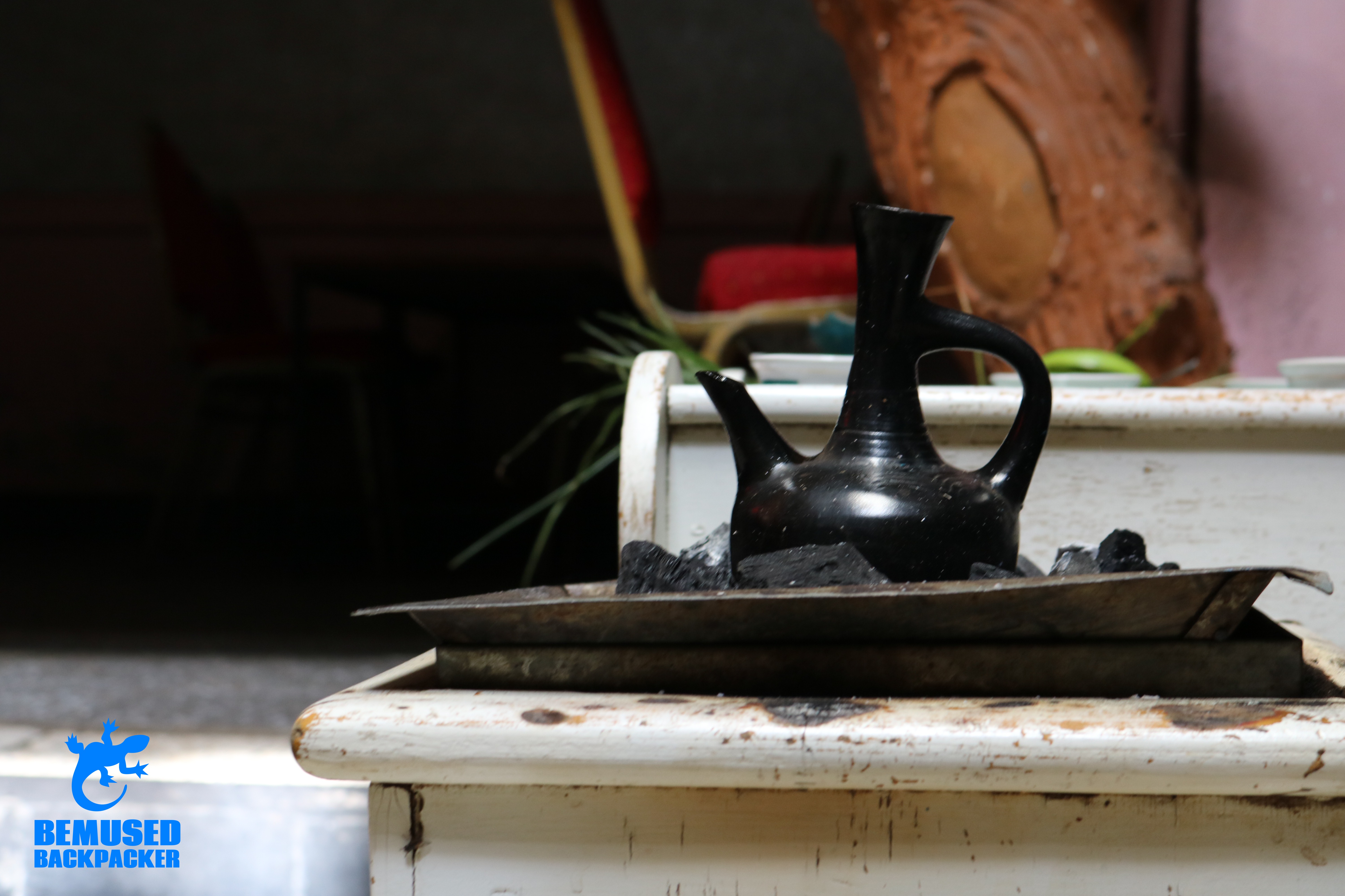 Ceramic Pot Coffee Ceremony Ethiopia