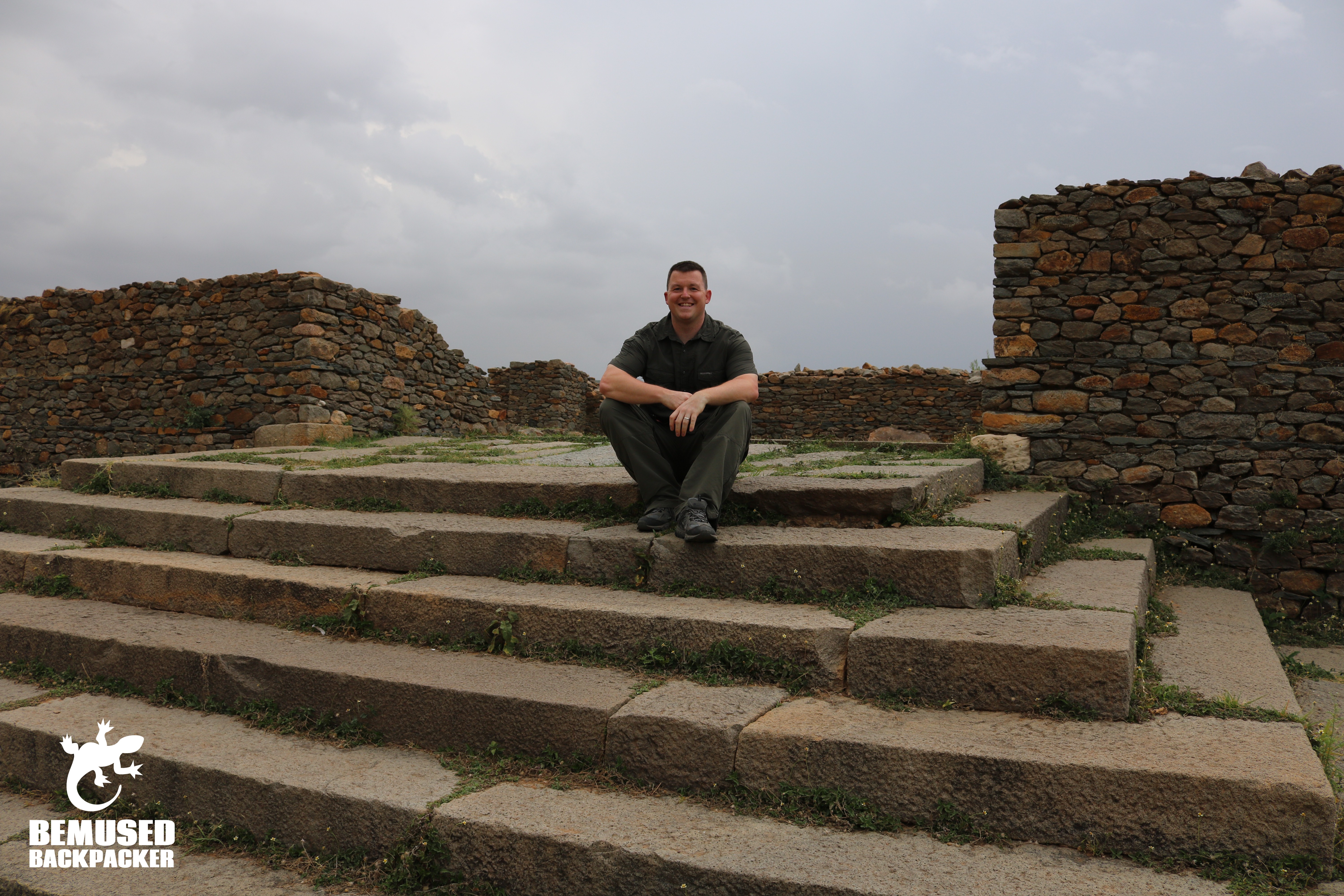 Michael Huxley Queen Of Sheba Palace Ruins Ethiopia