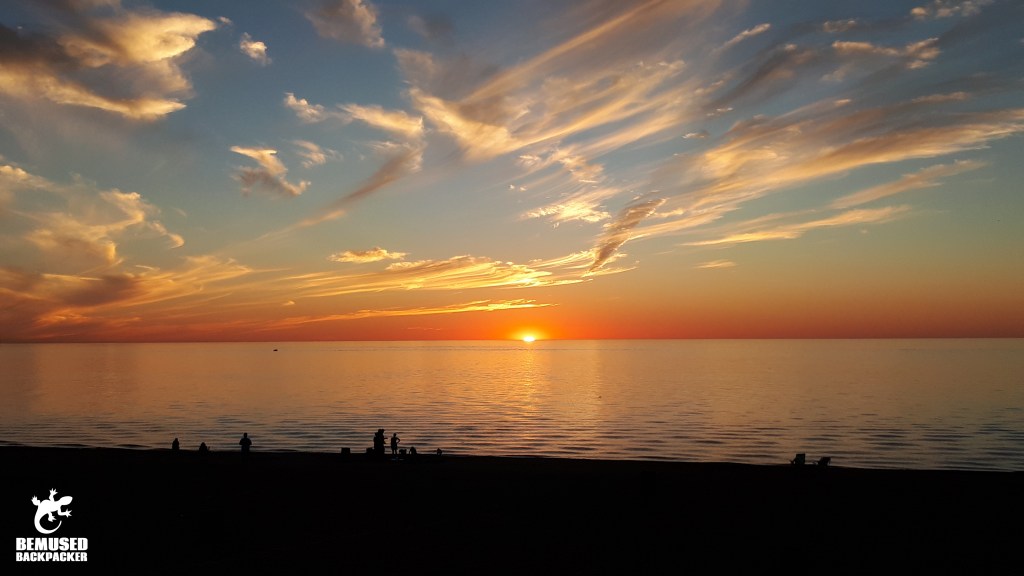 Sunset at Sunset Bay New York