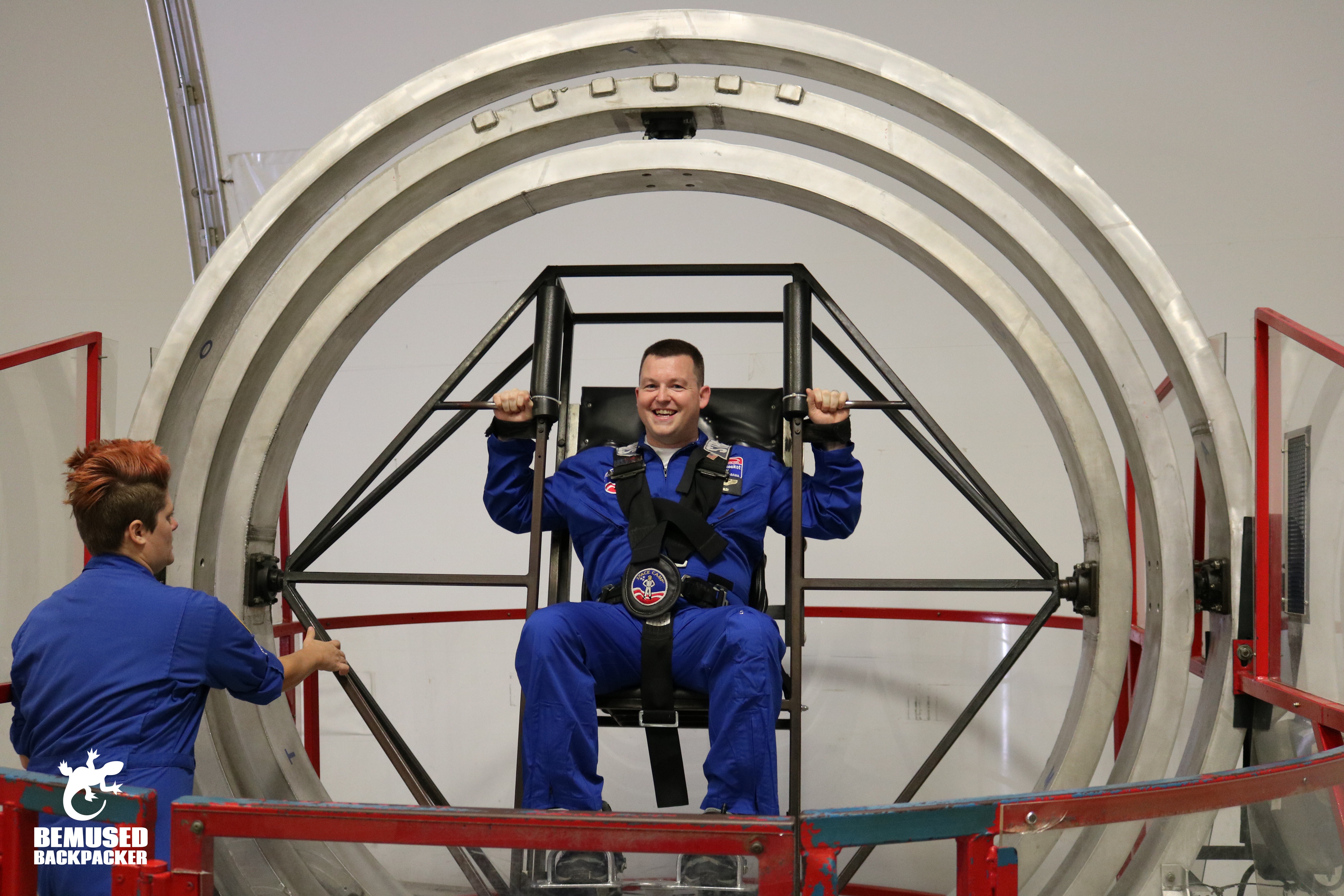 Michael Huxley multi axis trainer NASA space camp Huntsville Alabama