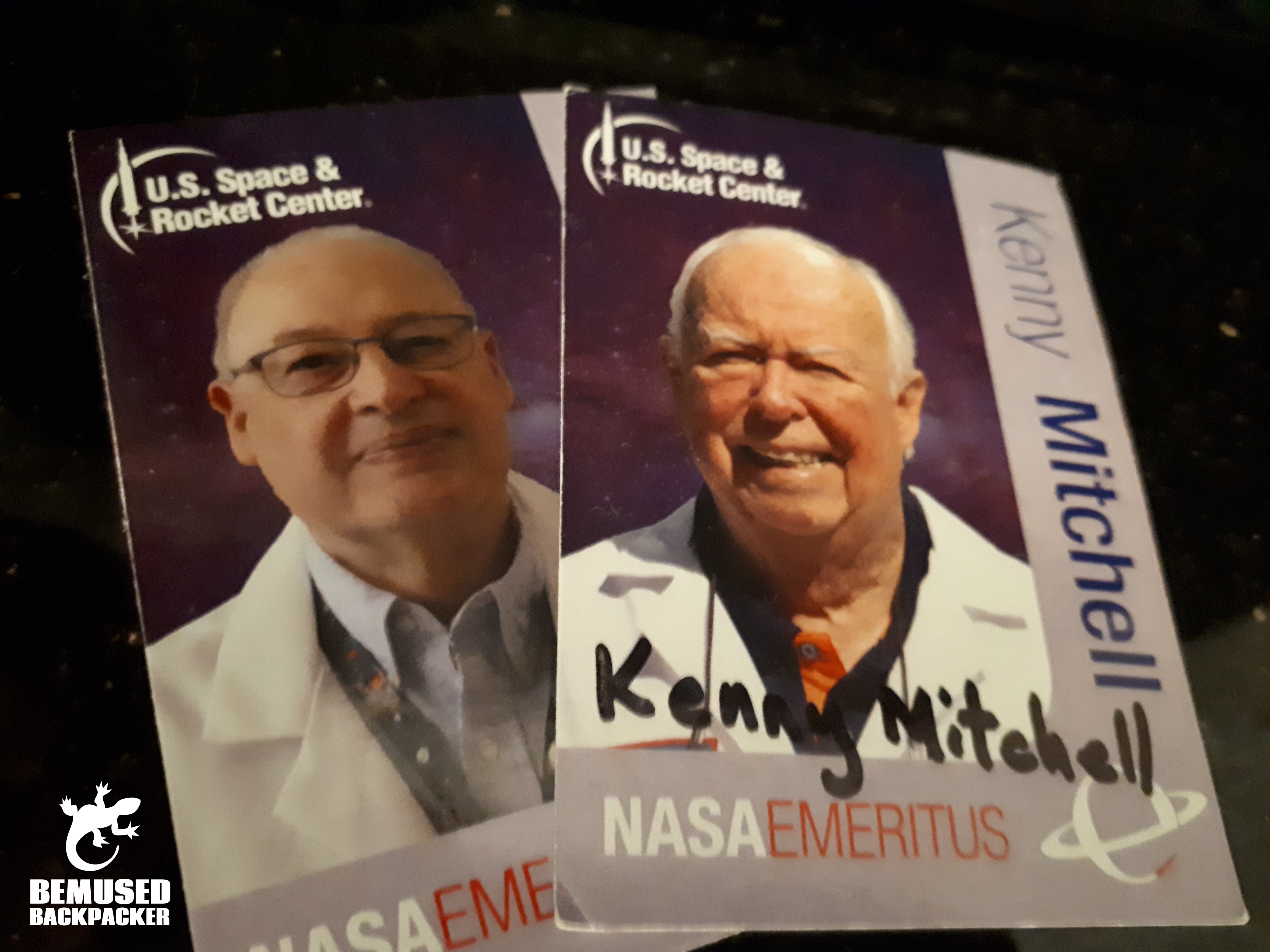 NASA Docent collectible business cards US Space and Rocket Center Huntsville