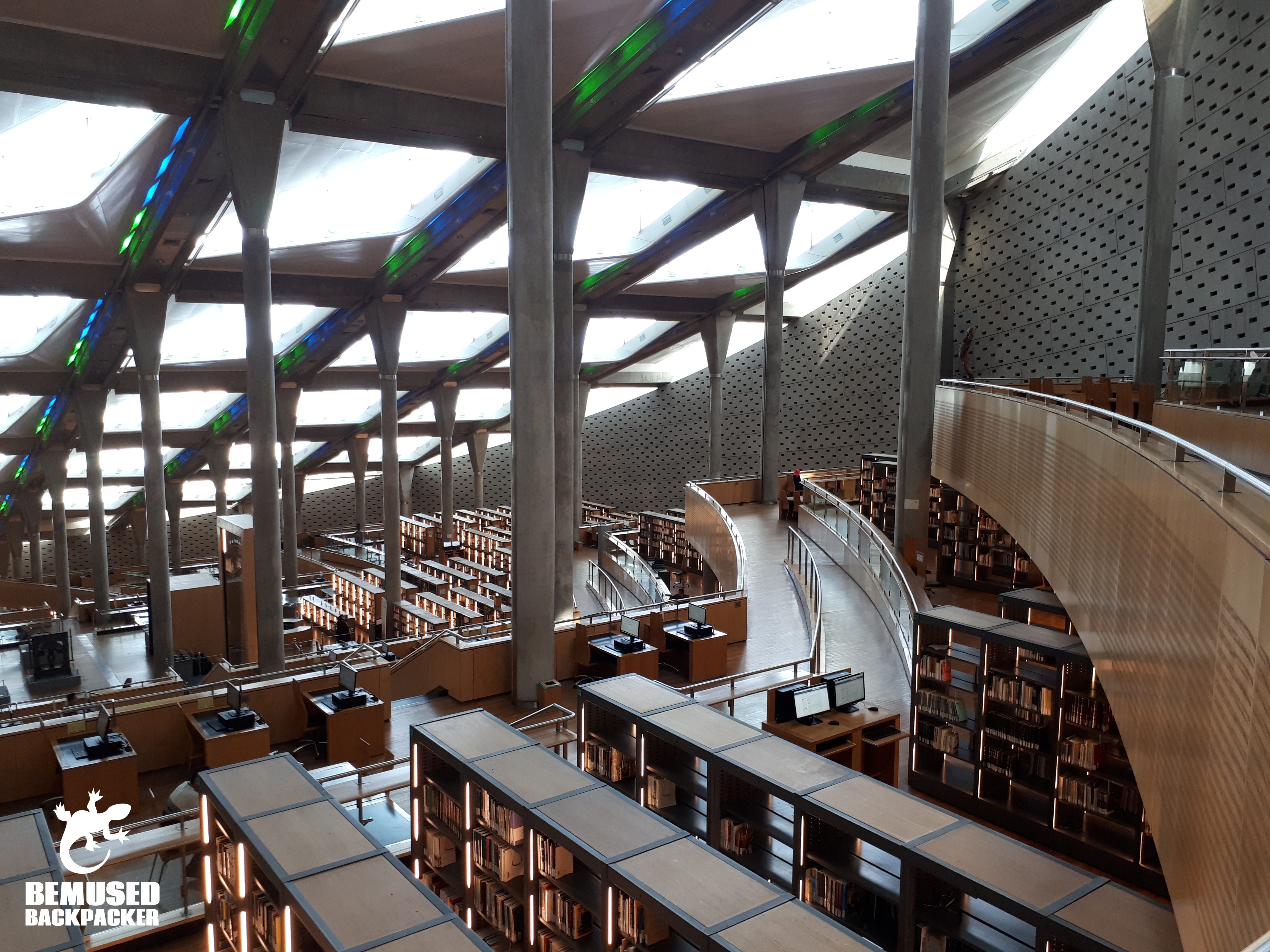 Library of Alexandria interior Egypt