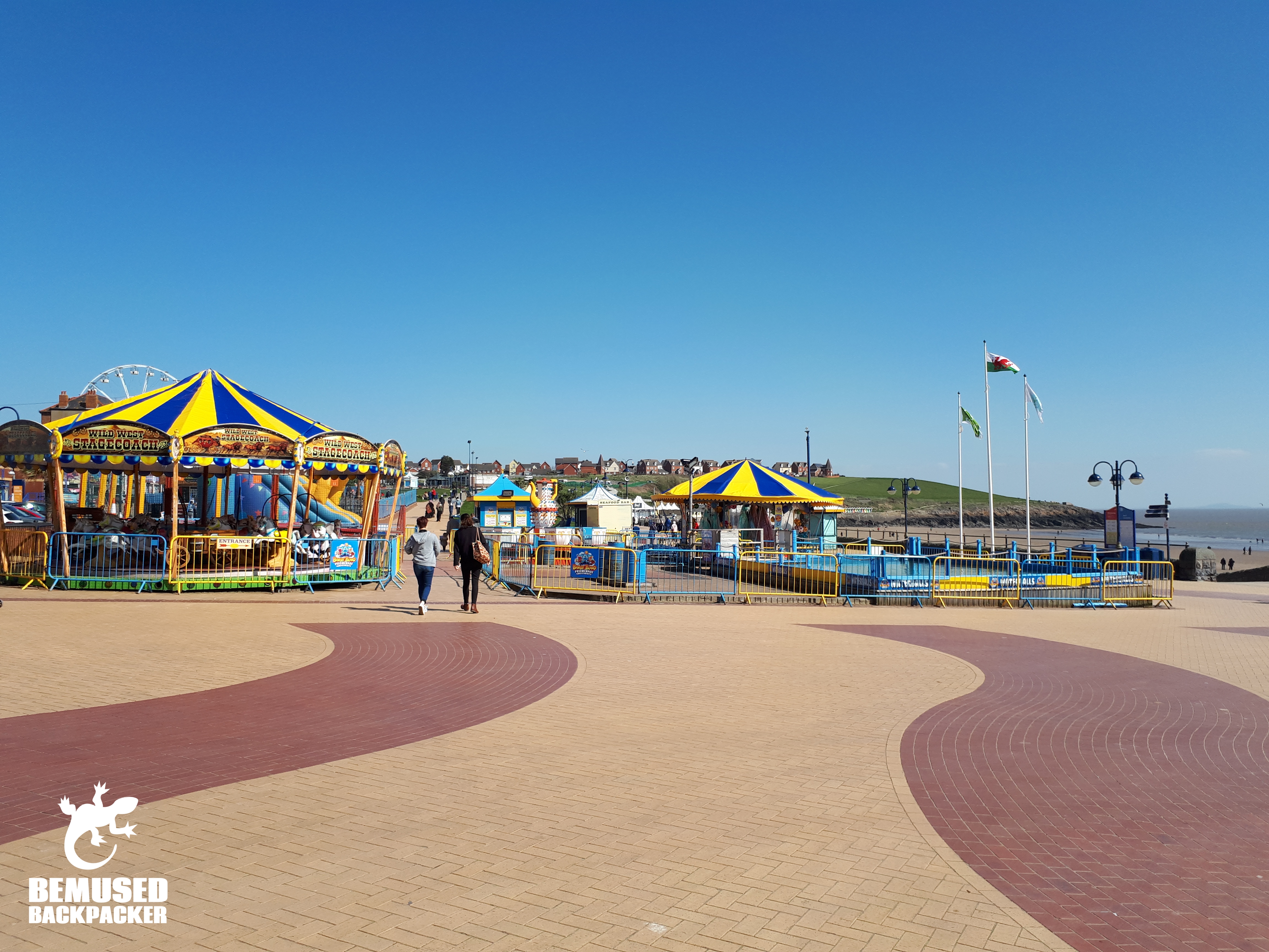 Gavin and Stacey Filming Locations Barry Island Queens Square Promenade