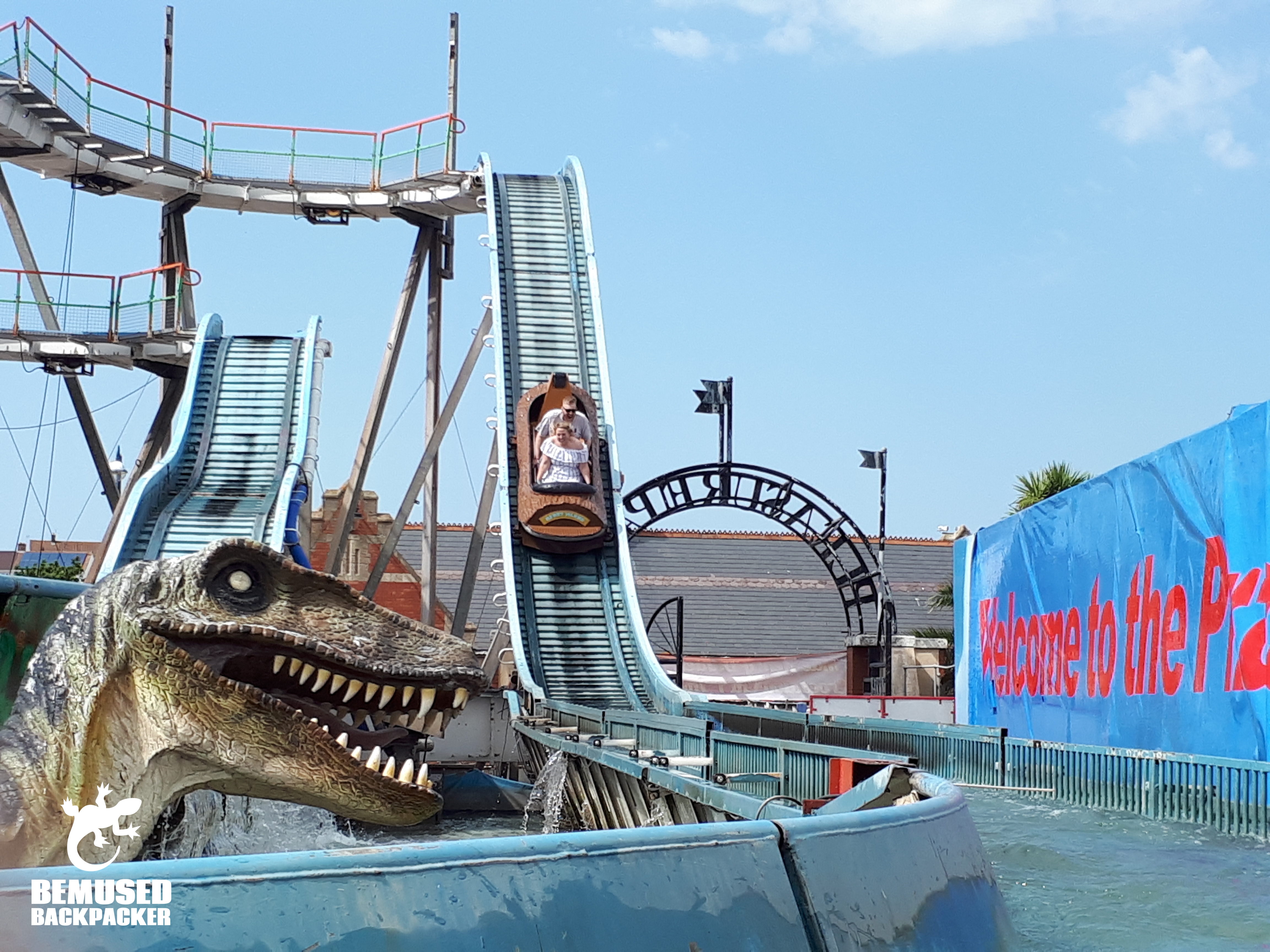 Barry Island Wales Gavin and Stacey Log Flume