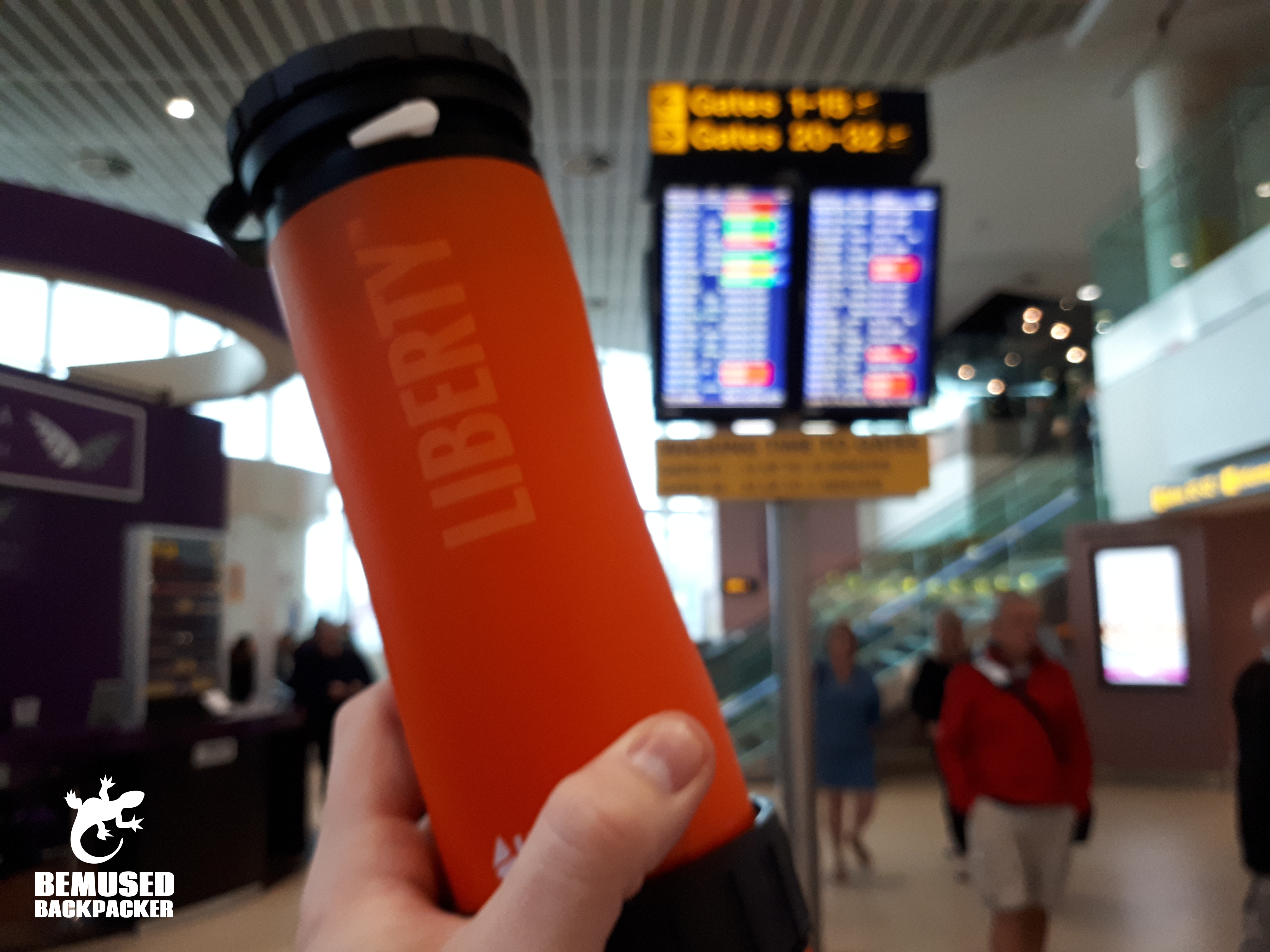 Lifesaver Liberty Water Filter Bottle Review Airport