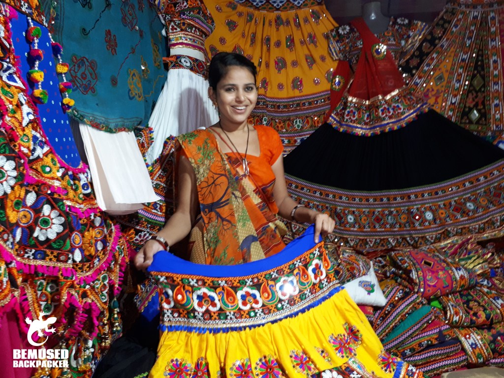 India Gujurat Navratri market