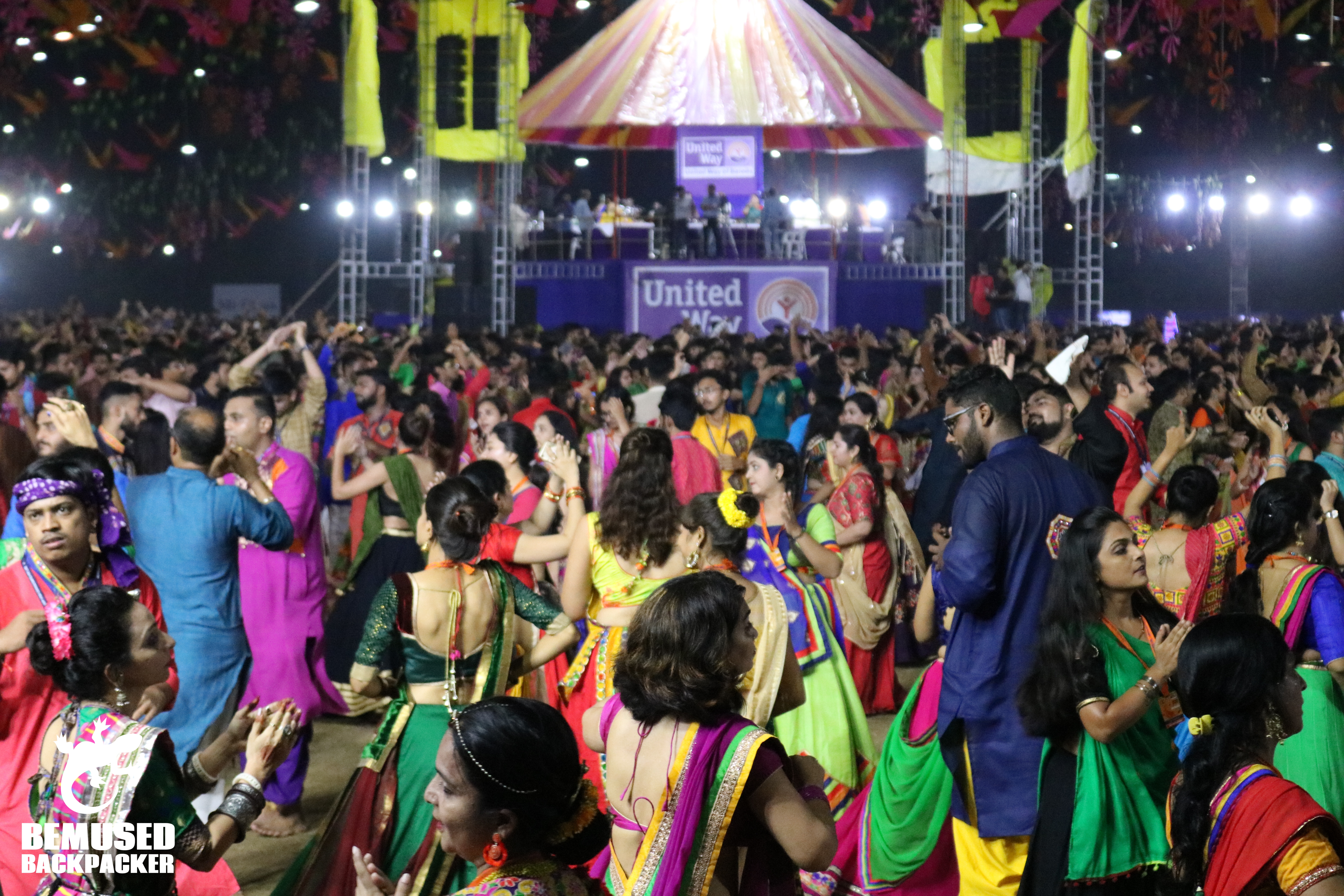 India Gujurat Navratri playing Garba
