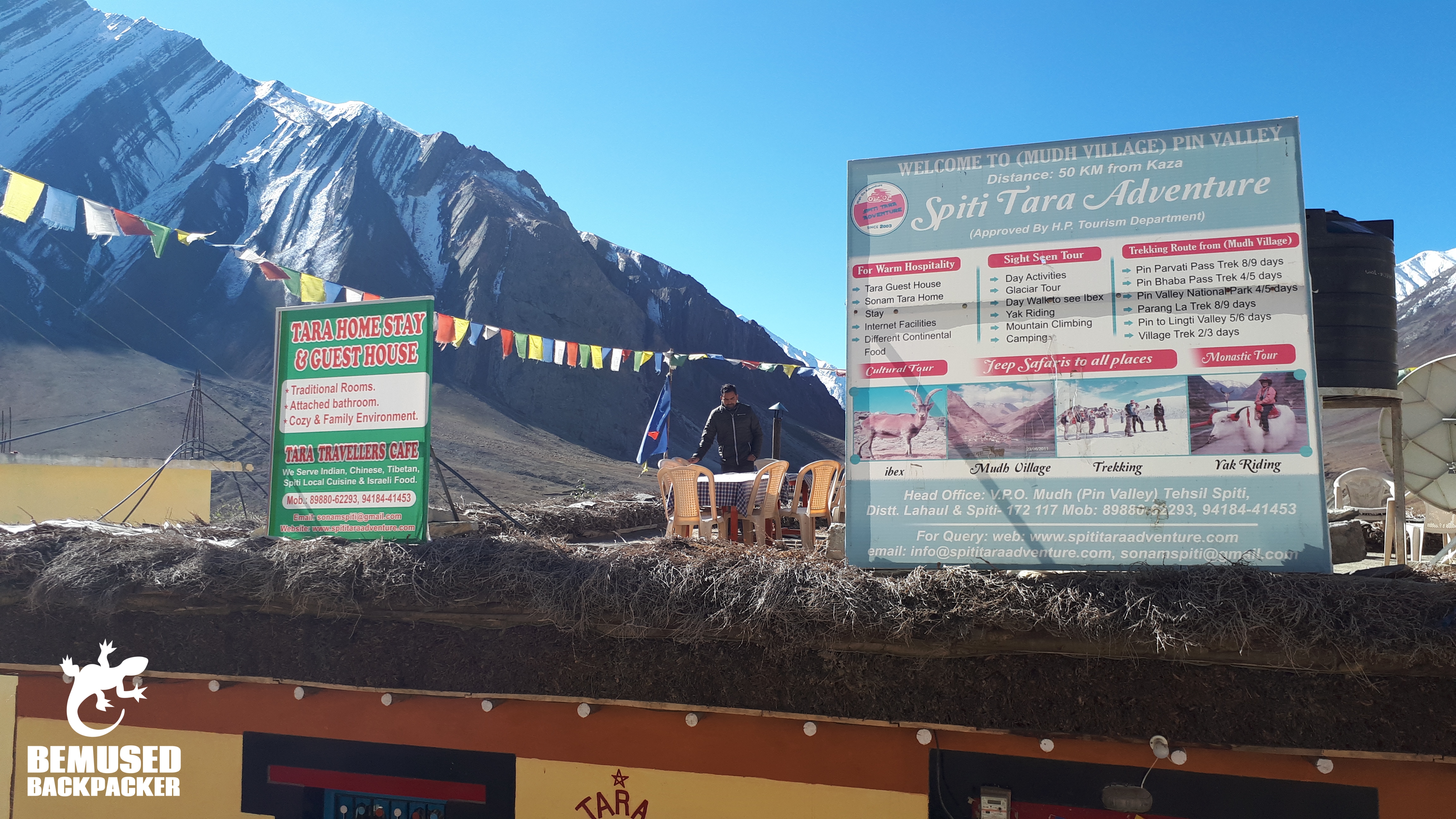 Mudh Village backpacker homestay Himalaya Road Trip