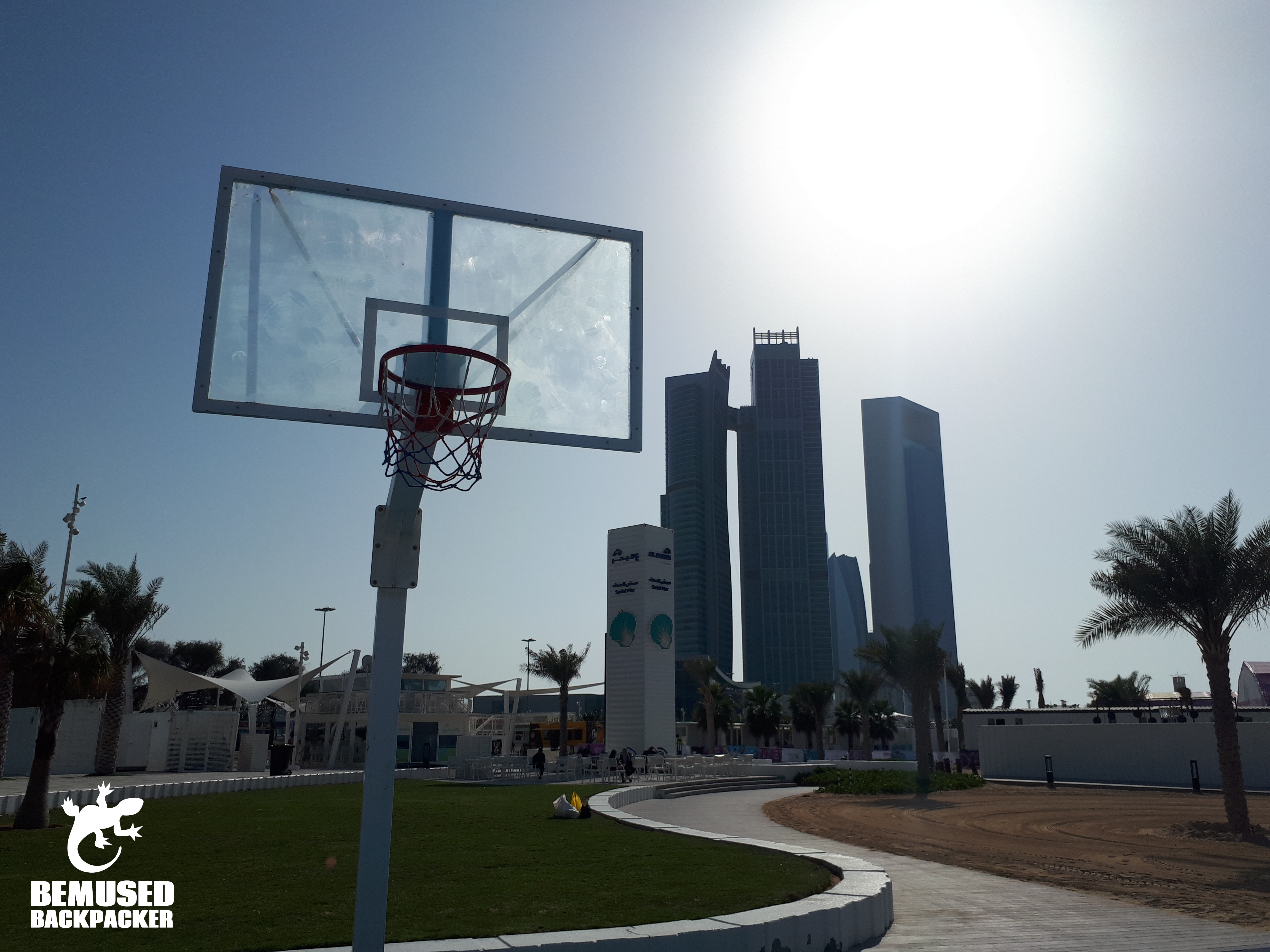 Abu Dhabi Corniche Waterfront BasketBall Court
