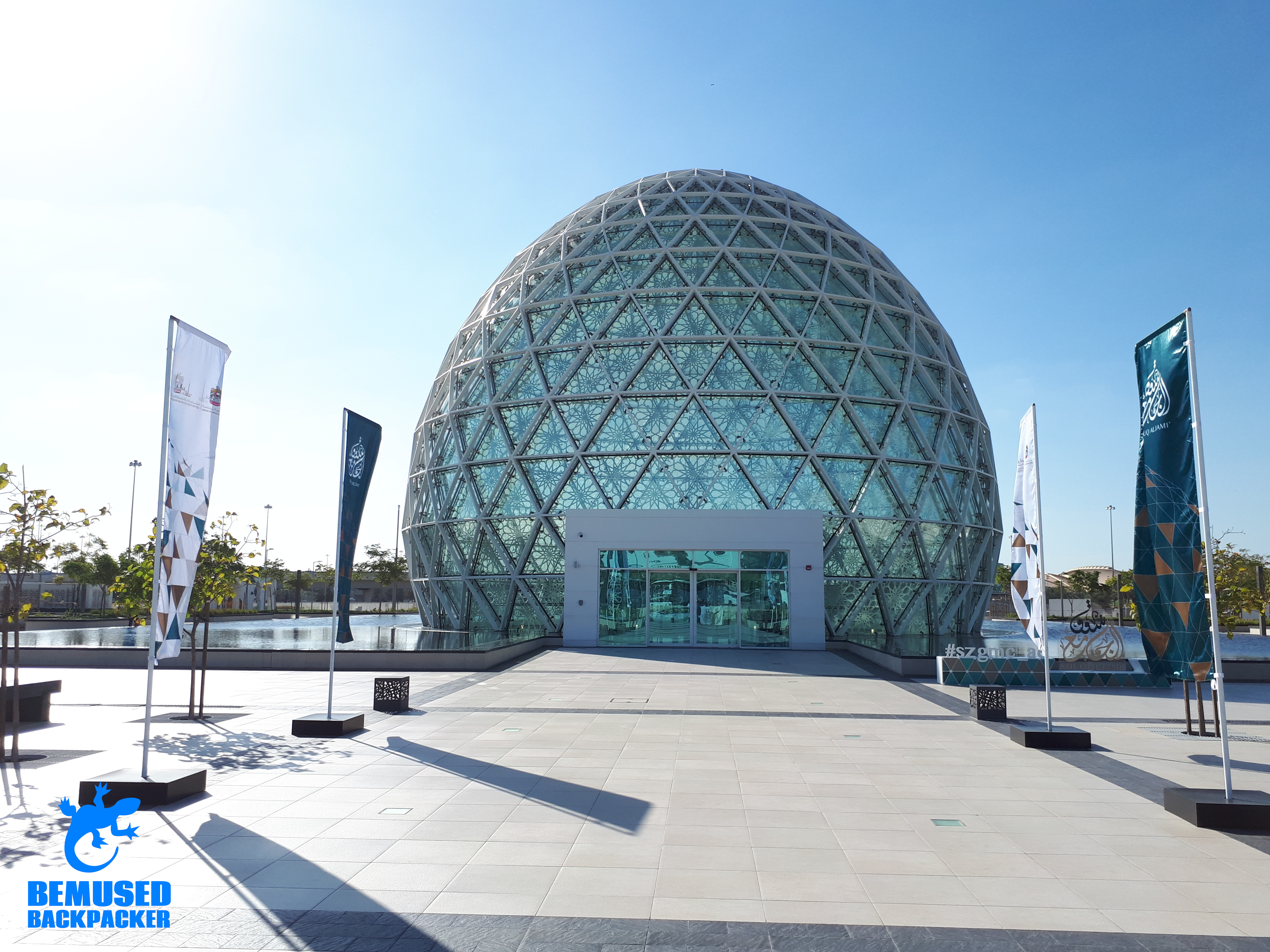 Glass dome entrance Sheikh Zayed Grand Mosque