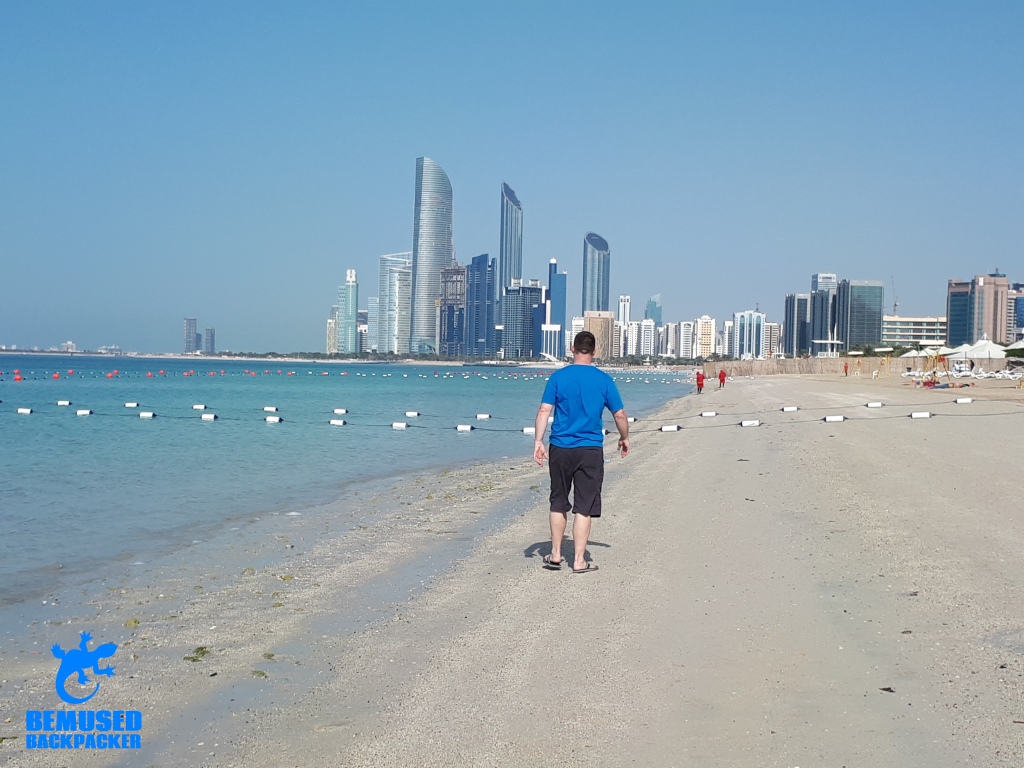 Michael Huxley Cornich Beach Abu Dhabi
