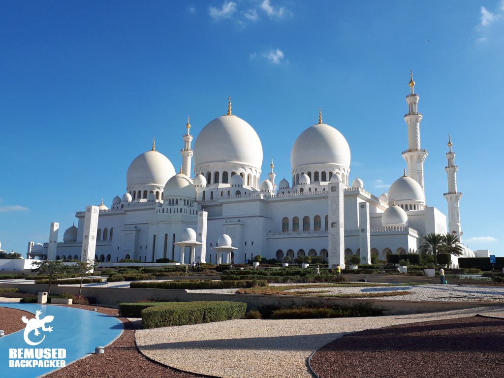 Sheikh Zayed Grand Mosque in Abu Dhabi