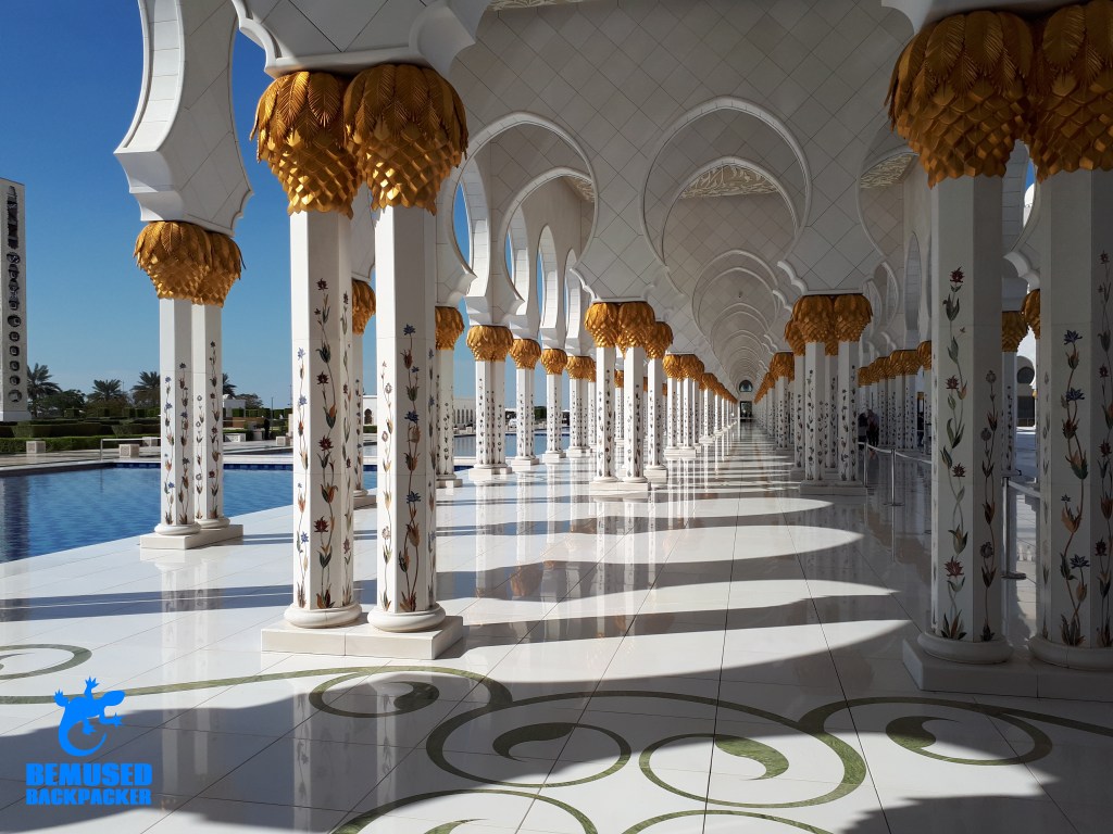 Sheikh Zayed Grand Mosque Pillars