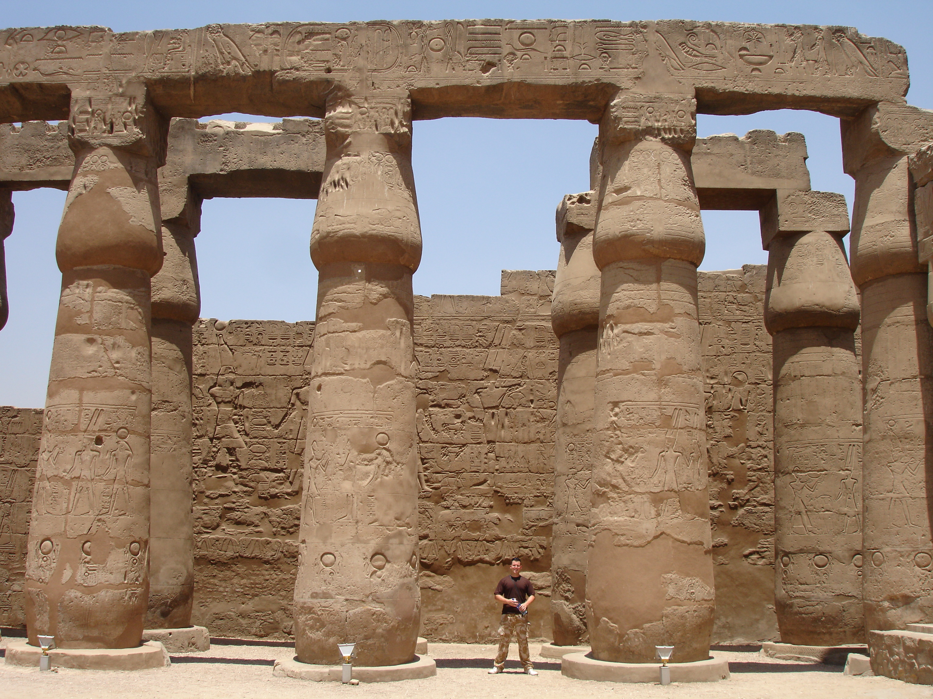 Michael Huxley Gap Year Karnak Temple, Luxor Egypt