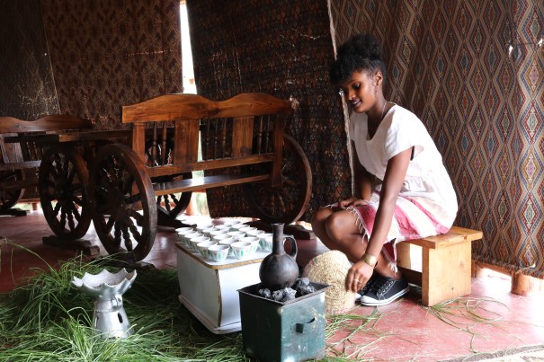 Bemused Backpacker Ethiopian Coffee ceremony